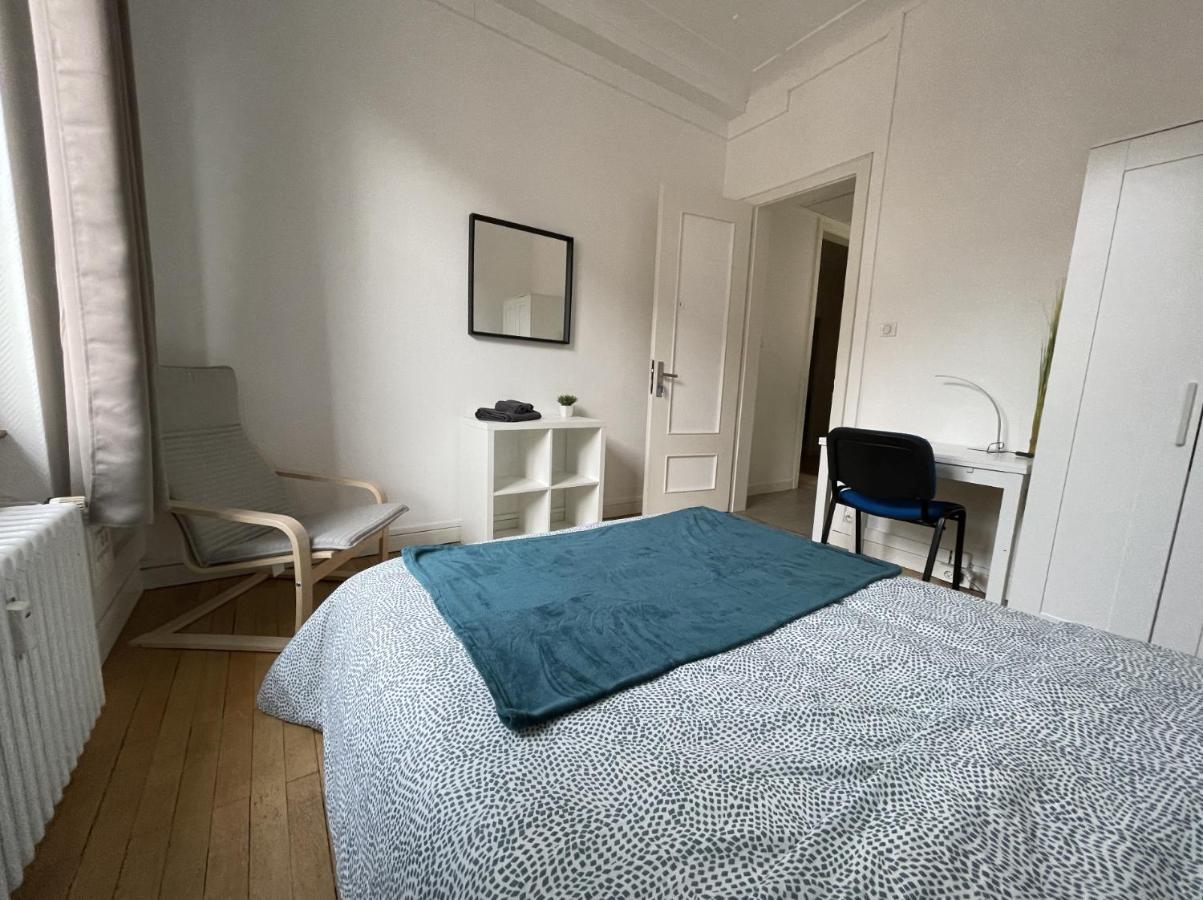 Chambres Privees -Private Room- Dans Un Spacieux Appartement - 100M2 Centre Proche Gare ミュルーズ エクステリア 写真