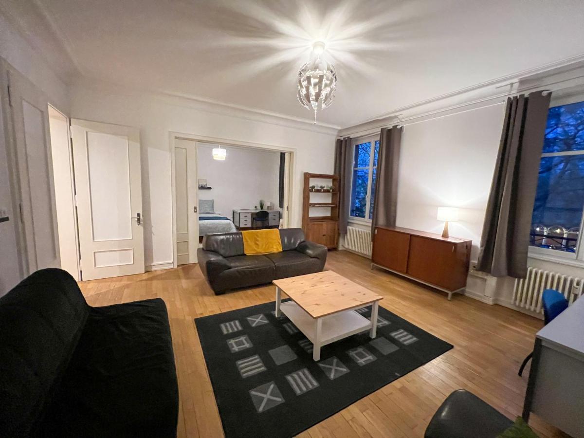 Chambres Privees -Private Room- Dans Un Spacieux Appartement - 100M2 Centre Proche Gare ミュルーズ エクステリア 写真